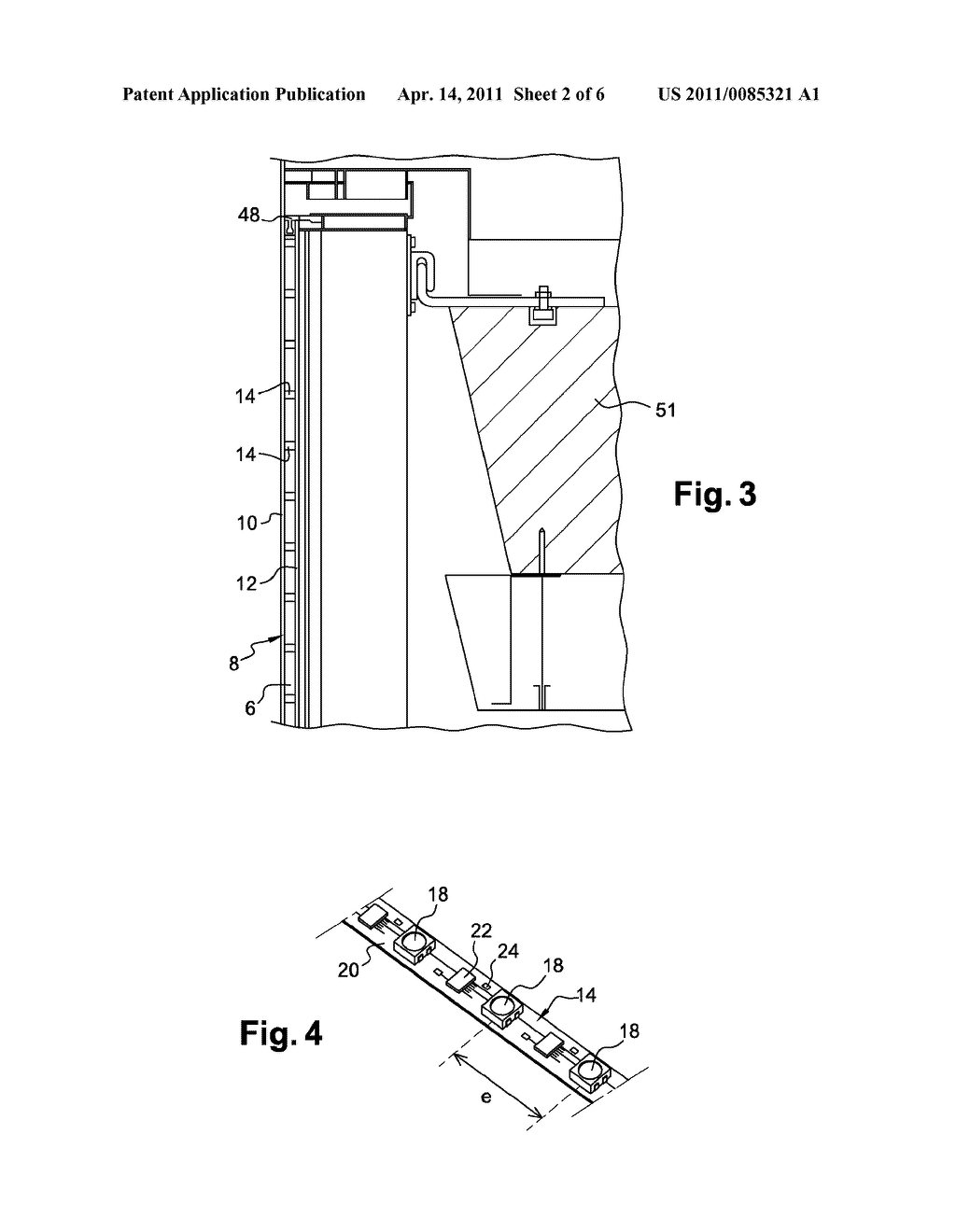 DEVICE FOR DISPLAYING A VIDEO IMAGE ON A BUILDING - diagram, schematic, and image 03