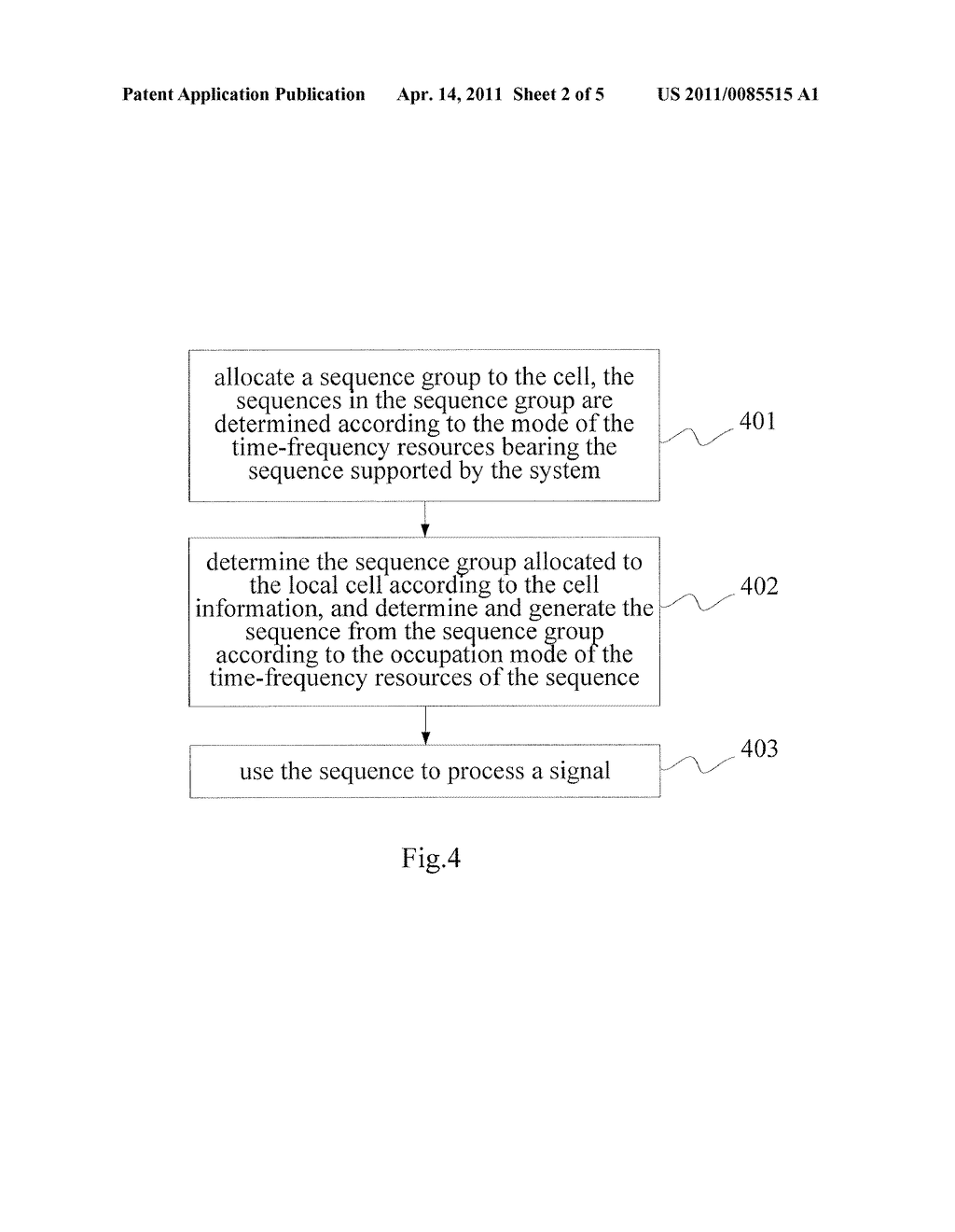 Method and apparatus for sequence distributing and sequence processing in communication system - diagram, schematic, and image 03