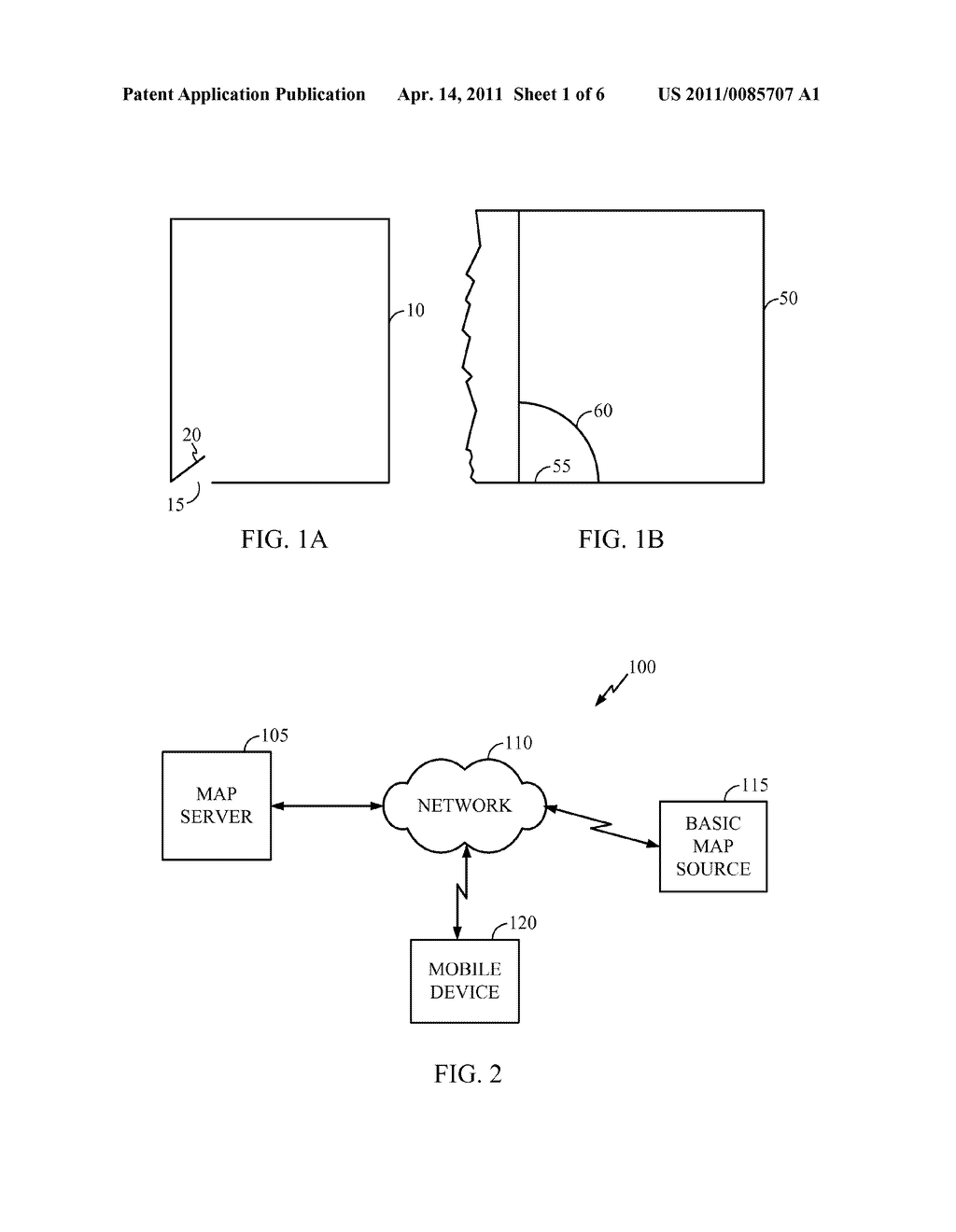 METHOD AND APPARATUS FOR AUTOMATED DETERMINATION OF FEATURES ON AN ELECTRONIC MAP - diagram, schematic, and image 02