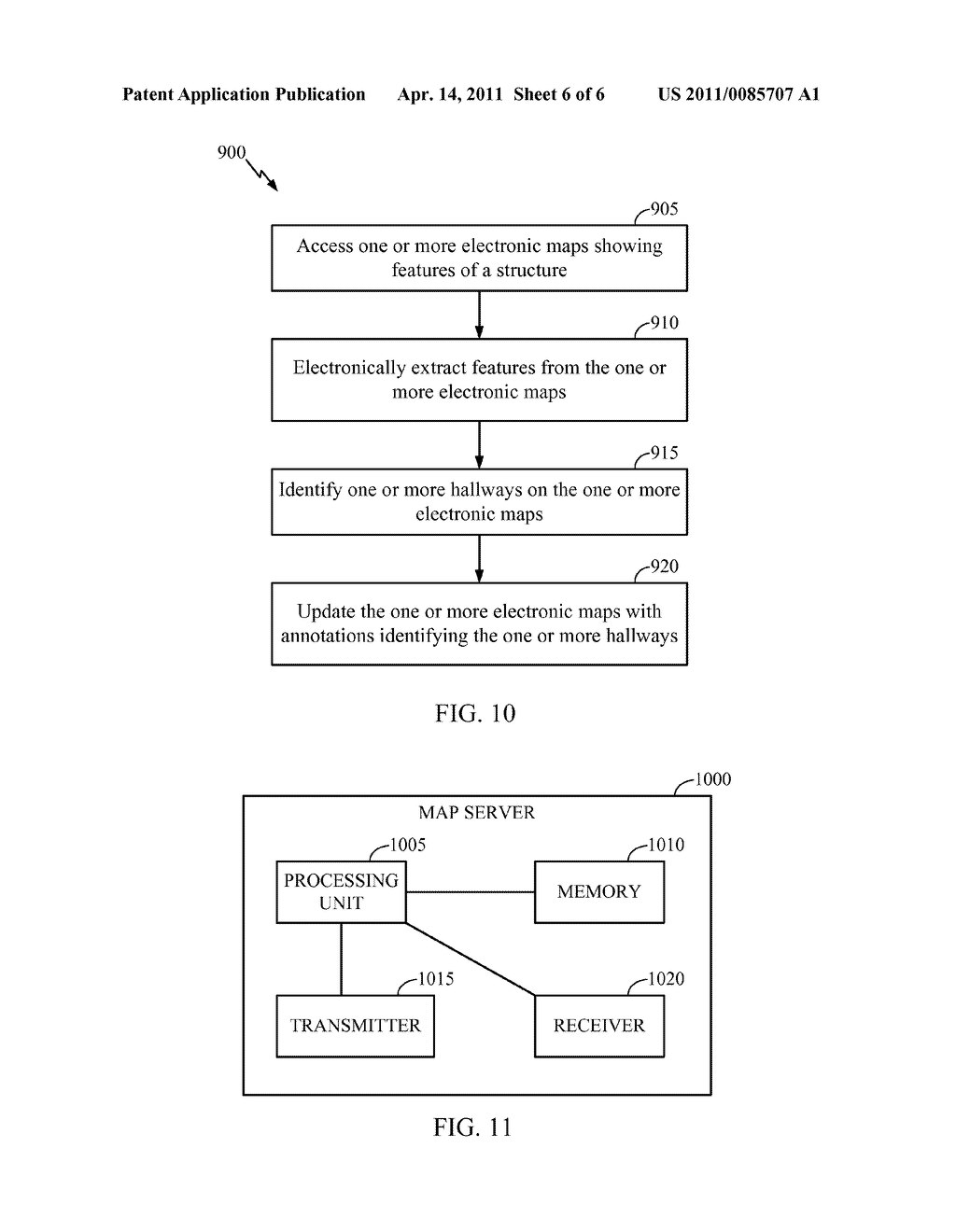 METHOD AND APPARATUS FOR AUTOMATED DETERMINATION OF FEATURES ON AN ELECTRONIC MAP - diagram, schematic, and image 07
