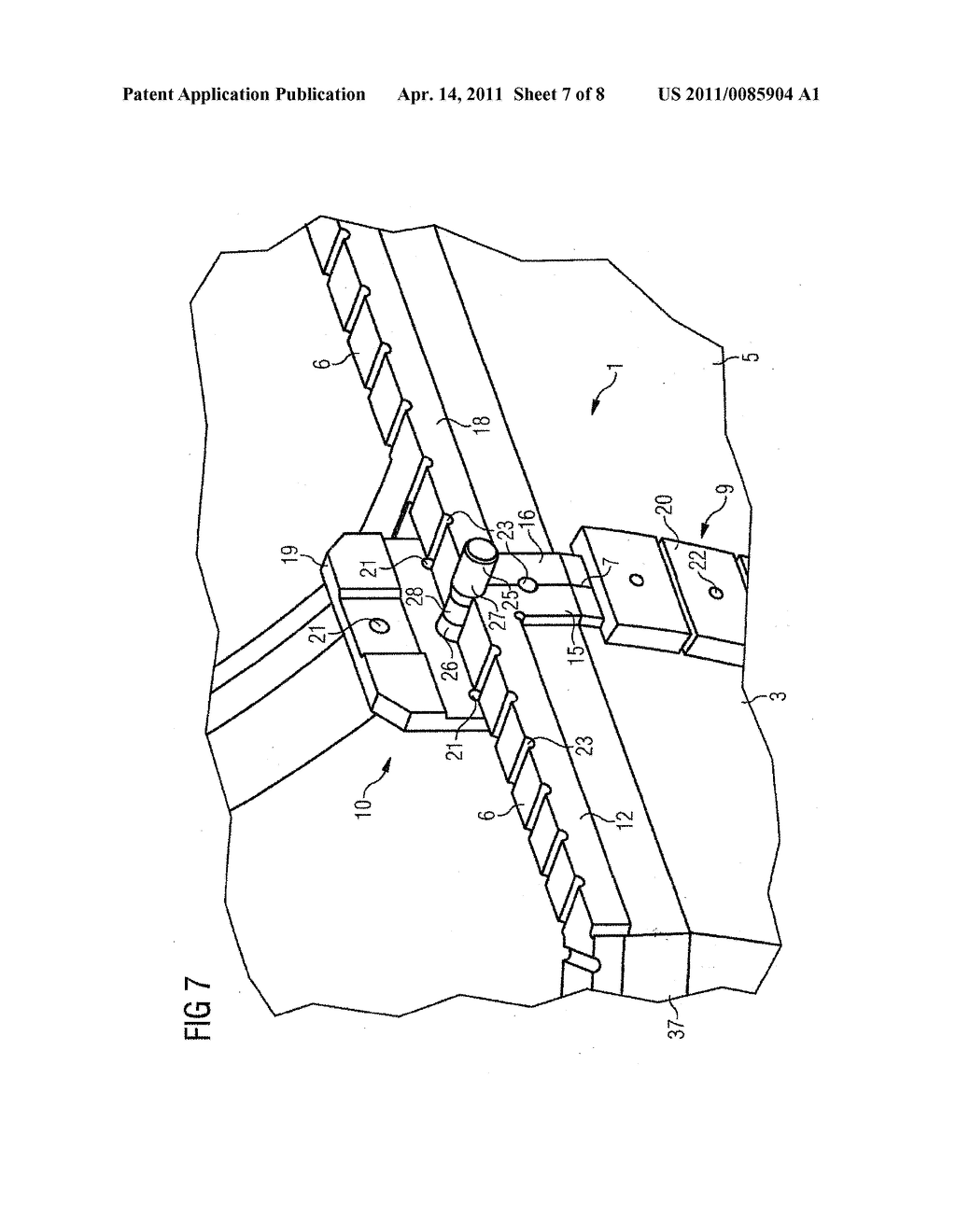 Divided Turbomachine Housing Having Optimized Parting Line Flanges - diagram, schematic, and image 08