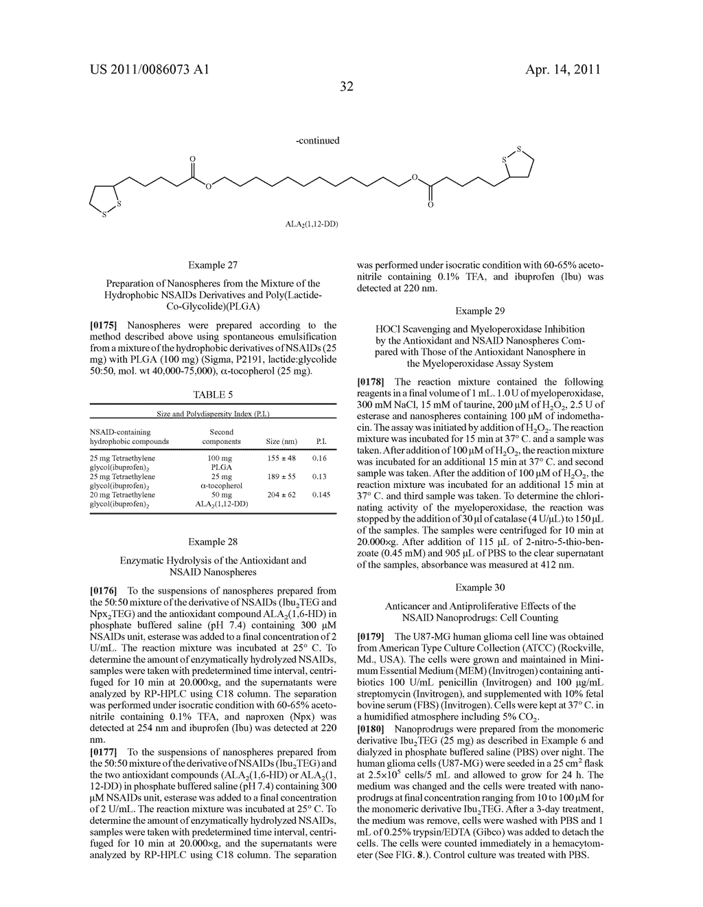 NANOMETER-SIZED PRODRUGS OF NSAIDs - diagram, schematic, and image 52