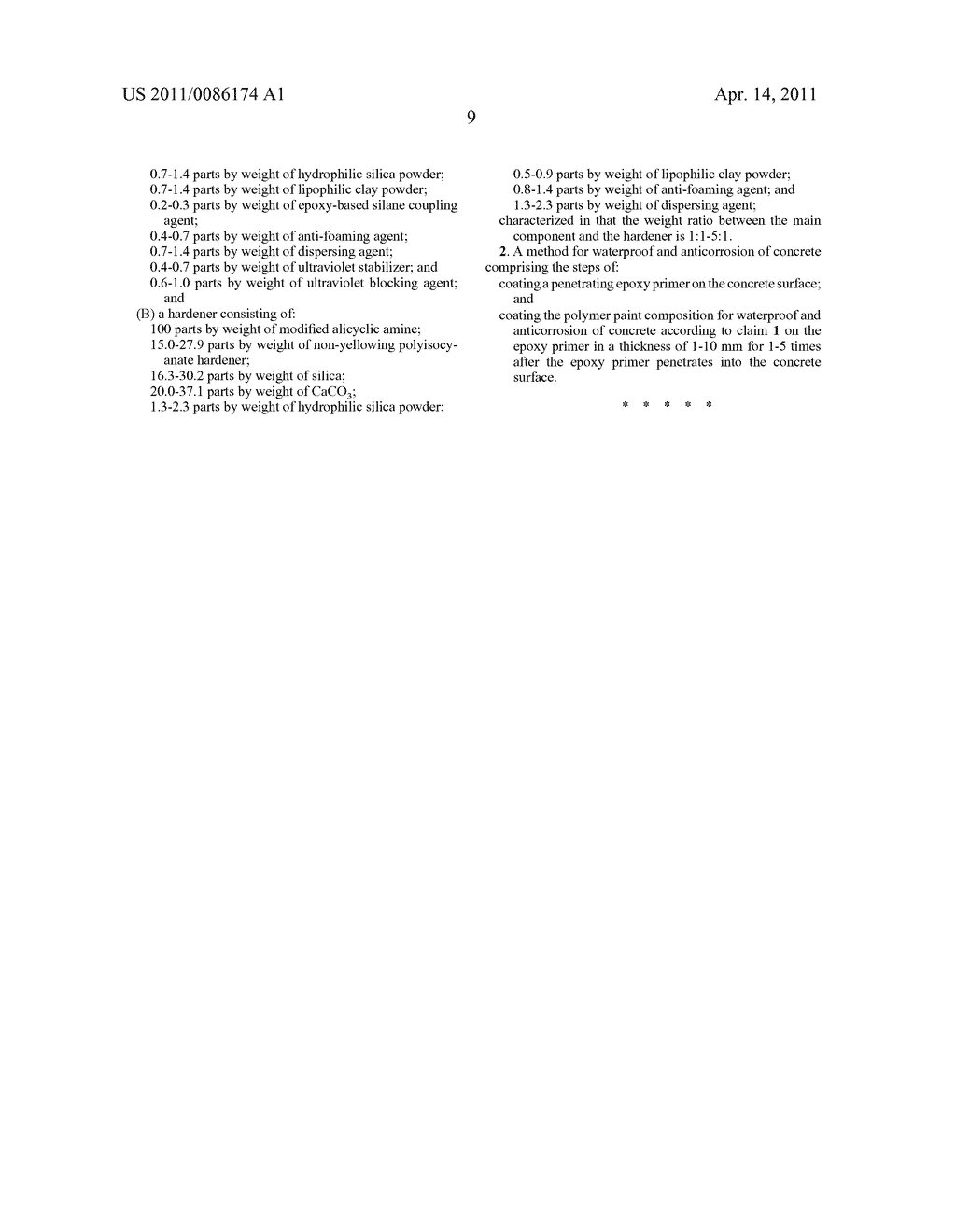 PAINT COMPOSITION INCLUDING NANO-CERAMIC AND POLYMER RESIN AGAINST NEUTRALIZATION AND SALT DAMAGE OF CONCRETE AND METHOD FOR WATERPROOF AND ANTICORROSION USING THE SAME - diagram, schematic, and image 10