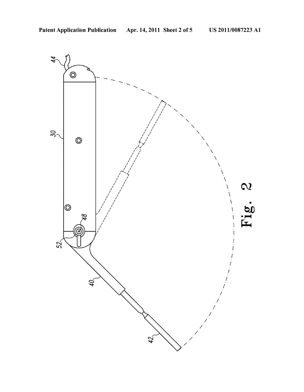 MAGNETIC SURGICAL SLED WITH LOCKING ARM - diagram, schematic, and image 03