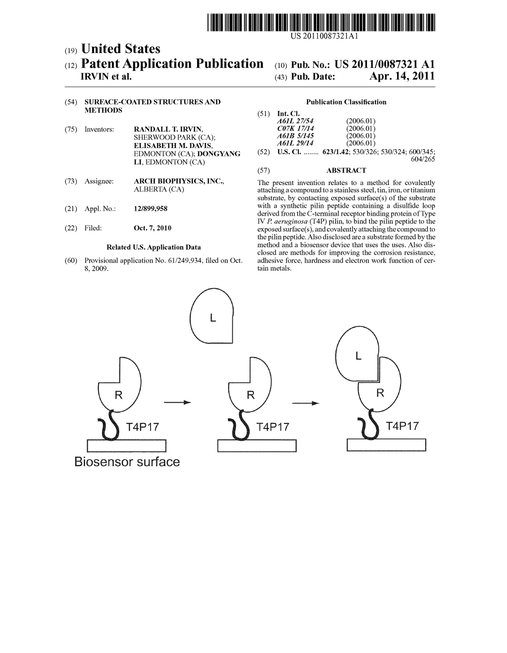 SURFACE-COATED STRUCTURES AND METHODS - diagram, schematic, and image 01