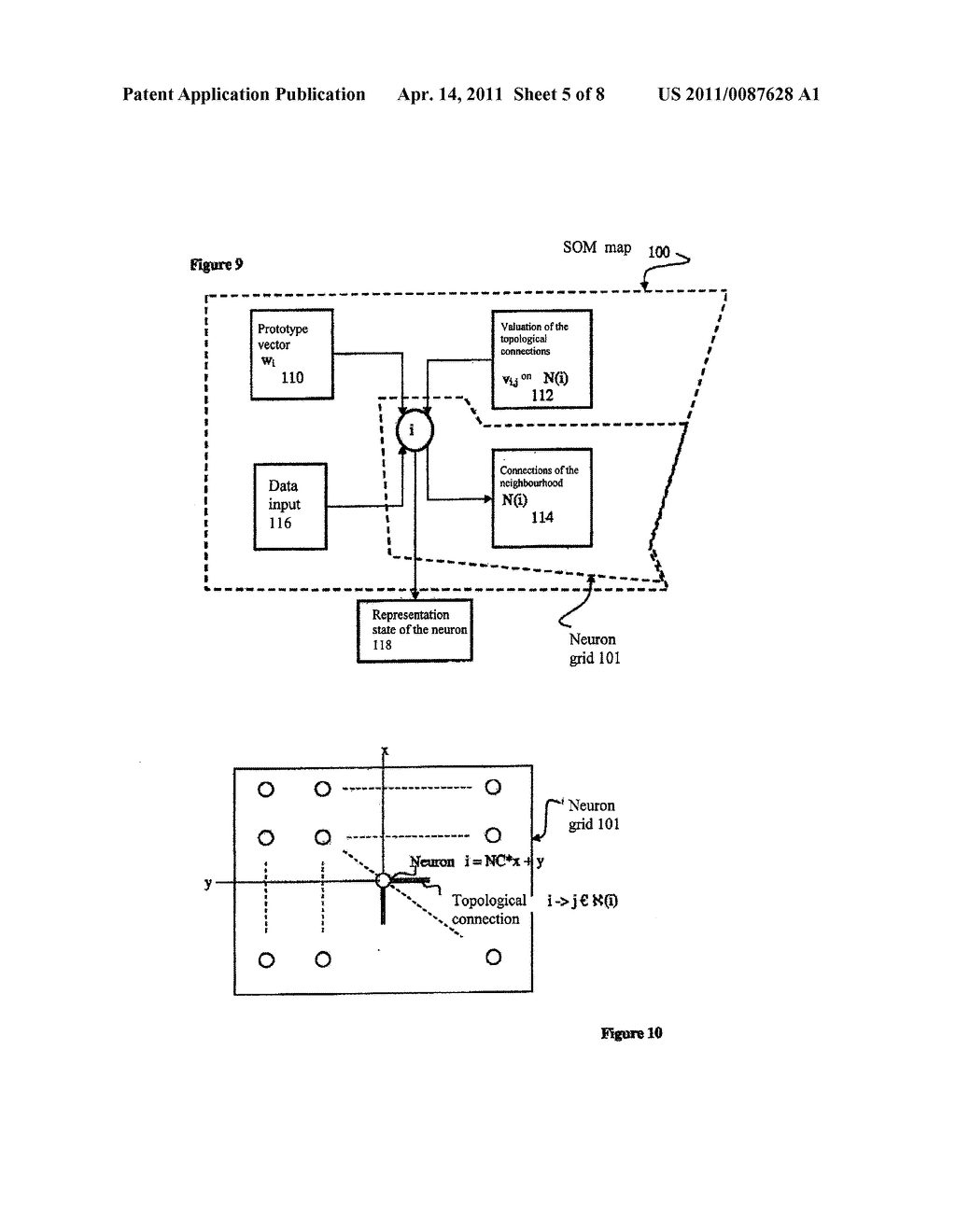 Methods for Updating and Training for a Self-Organising Card - diagram, schematic, and image 06