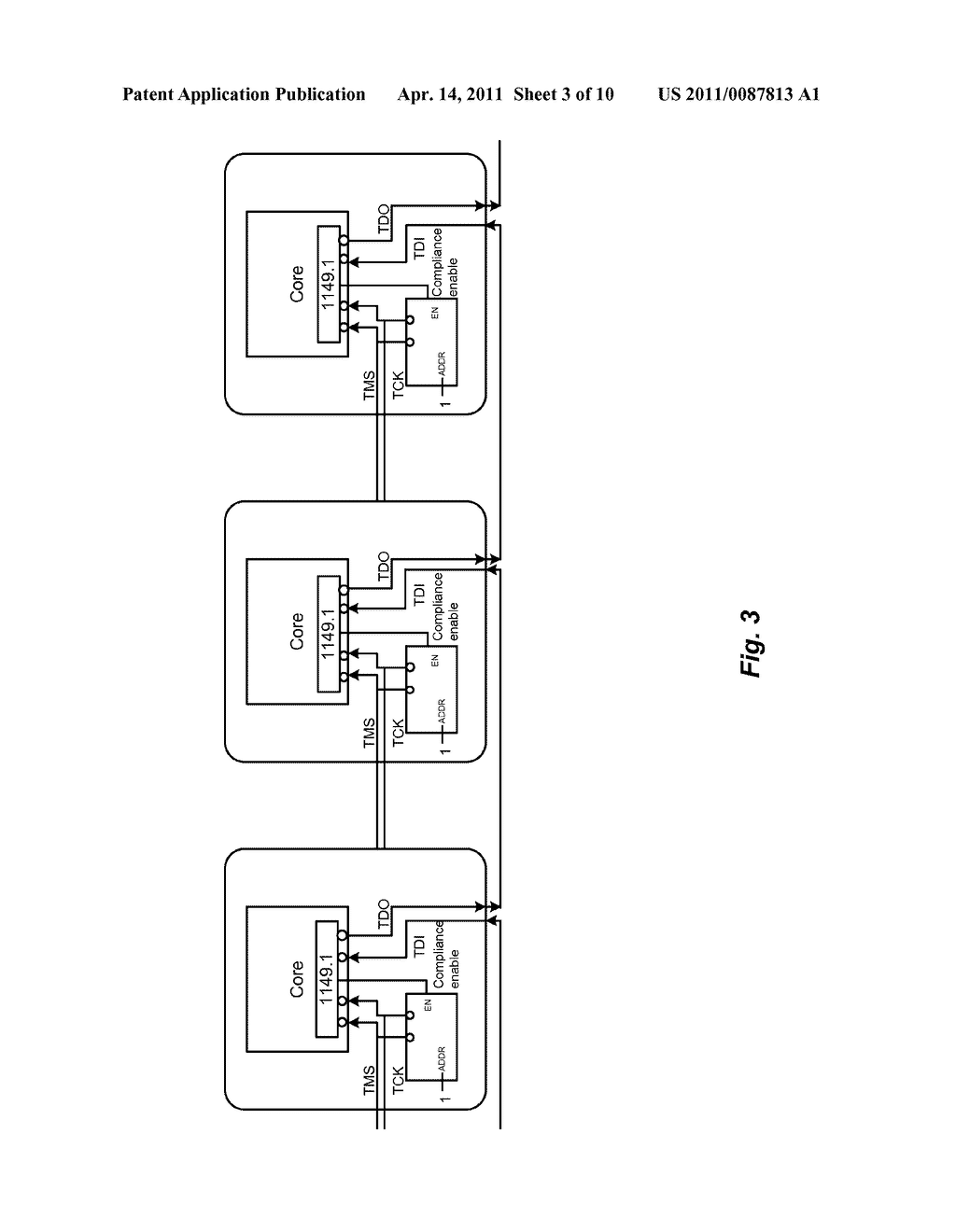 SYSTEM AND METHOD OF SENDING AND RECEIVING DATA AND COMMANDS USING THE TCK AND TMS OF IEEE 1149.1 - diagram, schematic, and image 04