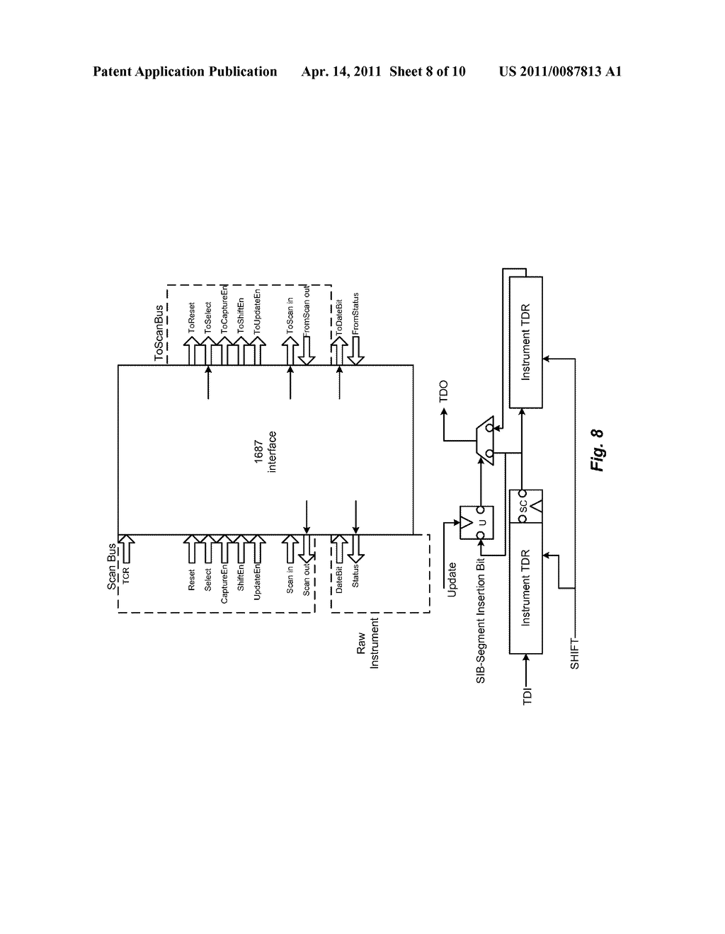 SYSTEM AND METHOD OF SENDING AND RECEIVING DATA AND COMMANDS USING THE TCK AND TMS OF IEEE 1149.1 - diagram, schematic, and image 09