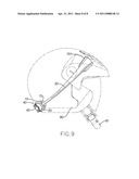 Adjustable head band for a helmet diagram and image