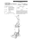 UPRIGHT CLEANING APPLIANCE diagram and image