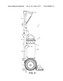 UPRIGHT CLEANING APPLIANCE diagram and image