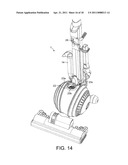 UPRIGHT CLEANING APPLIANCE diagram and image