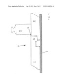 PANEL AND FASTENING SYSTEM FOR SUCH PANEL diagram and image