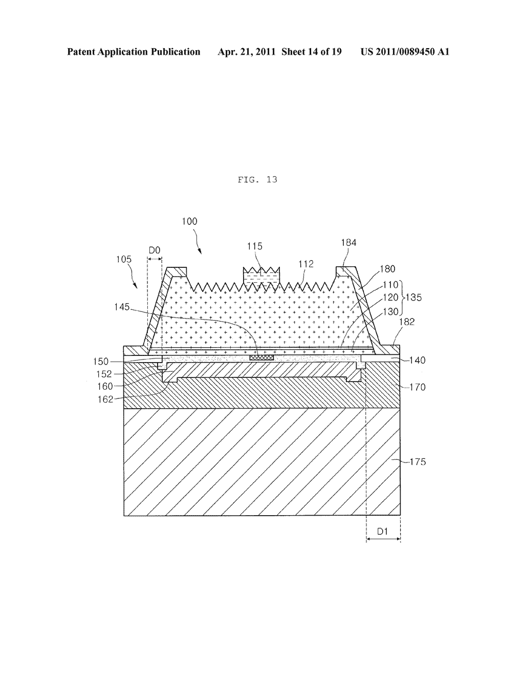 SEMICONDUCTOR LIGHT-EMITTING DEVICE AND METHOD FOR FABRICATING THE SAME - diagram, schematic, and image 15