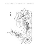 STAND DEVICE FOR MOTORCYCLE diagram and image