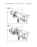 INTERCOMMUNICATING GANGWAY BETWEEN AT LEAST TWO ROAD MODULES DETACHABLY CONNECTED TO FORM A ROAD TRAIN OR SET diagram and image