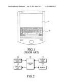 APPARATUS AND METHOD FOR INPUTTING CHARACTERS IN A TERMINAL diagram and image