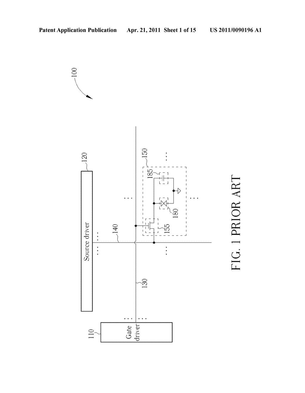 LIQUID CRYSTAL DISPLAY HAVING PIXEL DATA SELF-RETAINING FUNCTIONALITY AND OPERATION METHOD THEREOF - diagram, schematic, and image 02