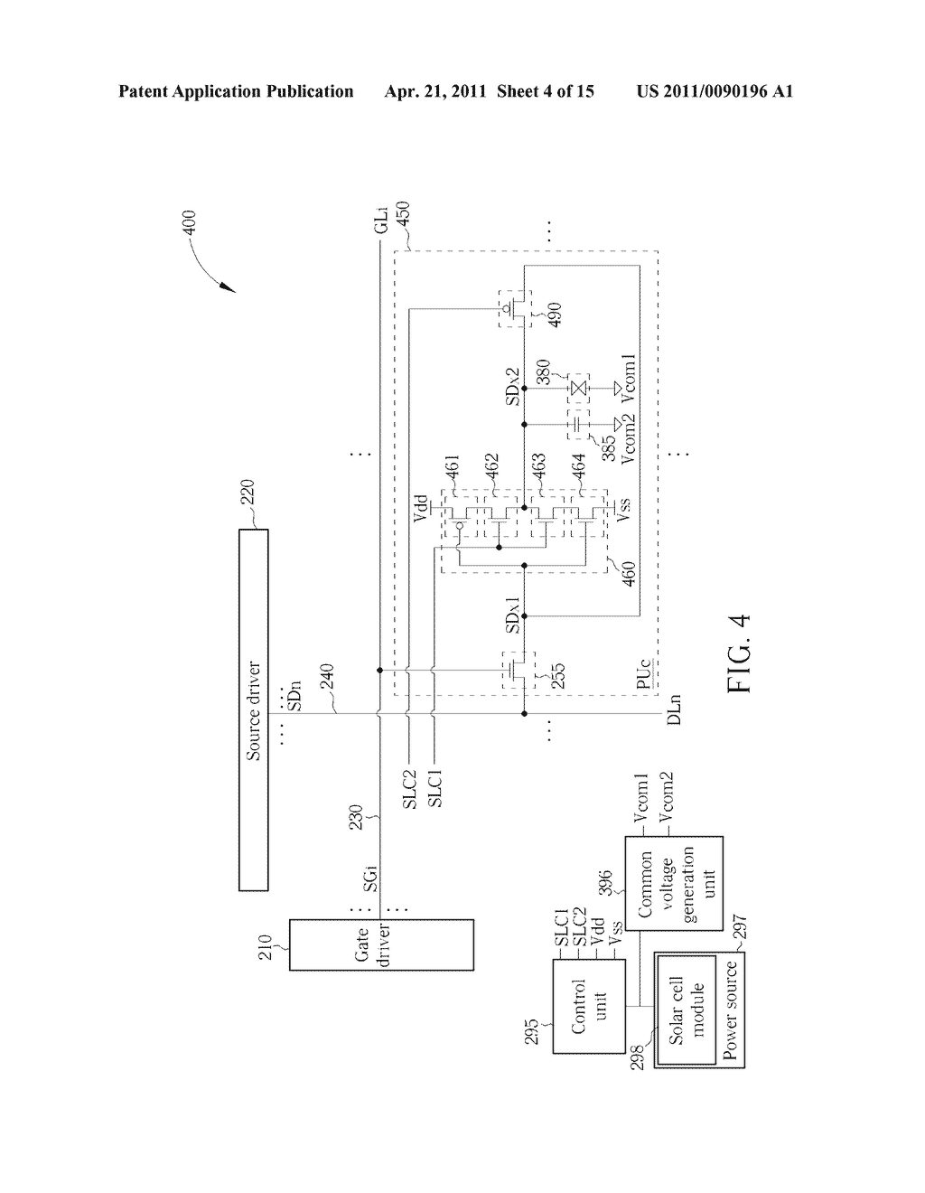 LIQUID CRYSTAL DISPLAY HAVING PIXEL DATA SELF-RETAINING FUNCTIONALITY AND OPERATION METHOD THEREOF - diagram, schematic, and image 05