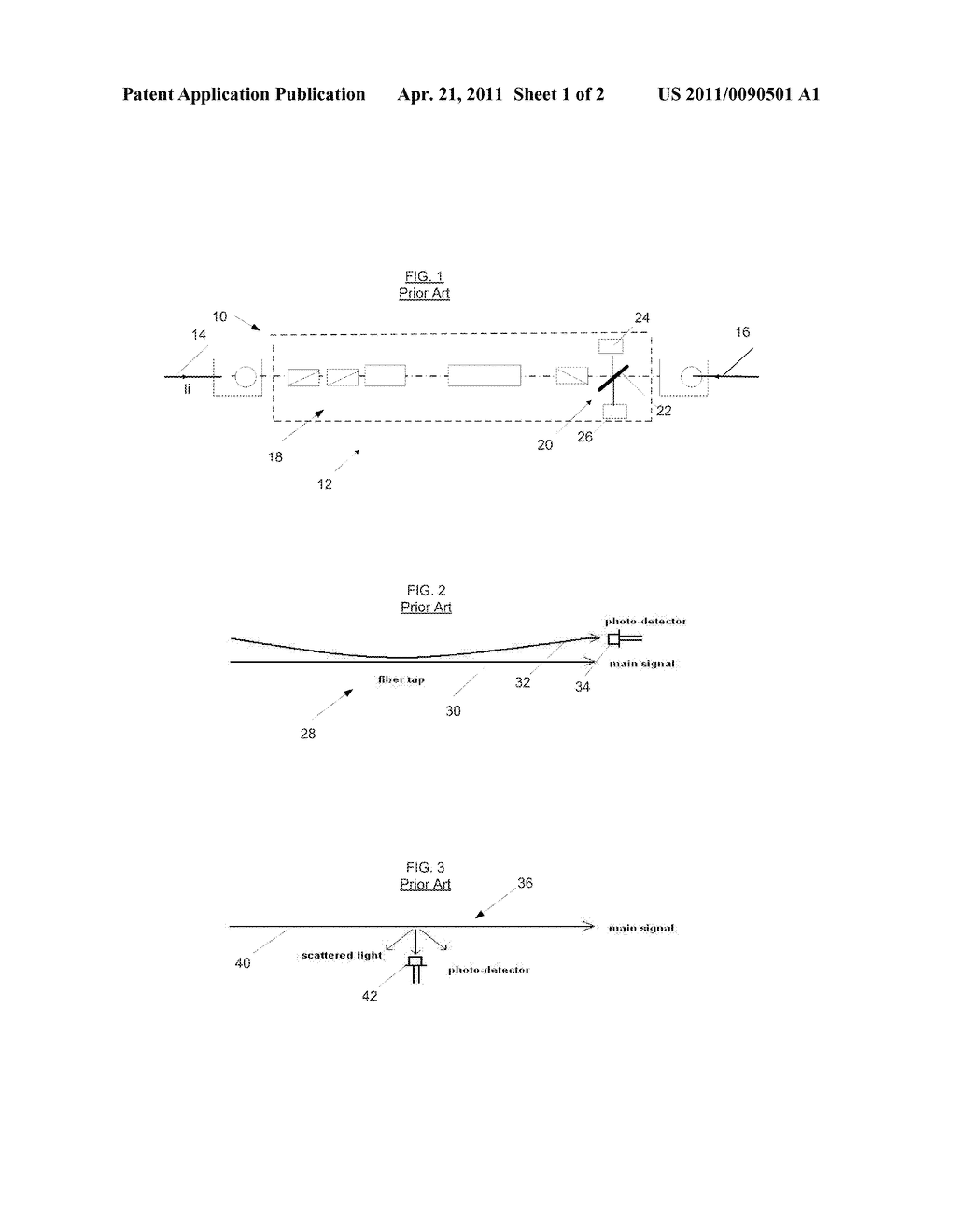 Assembly For Monitoring Power of Randomly Polarized Light - diagram, schematic, and image 02