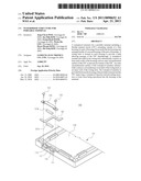 WATERPROOF STRUCTURE FOR PORTABLE TERMINAL diagram and image