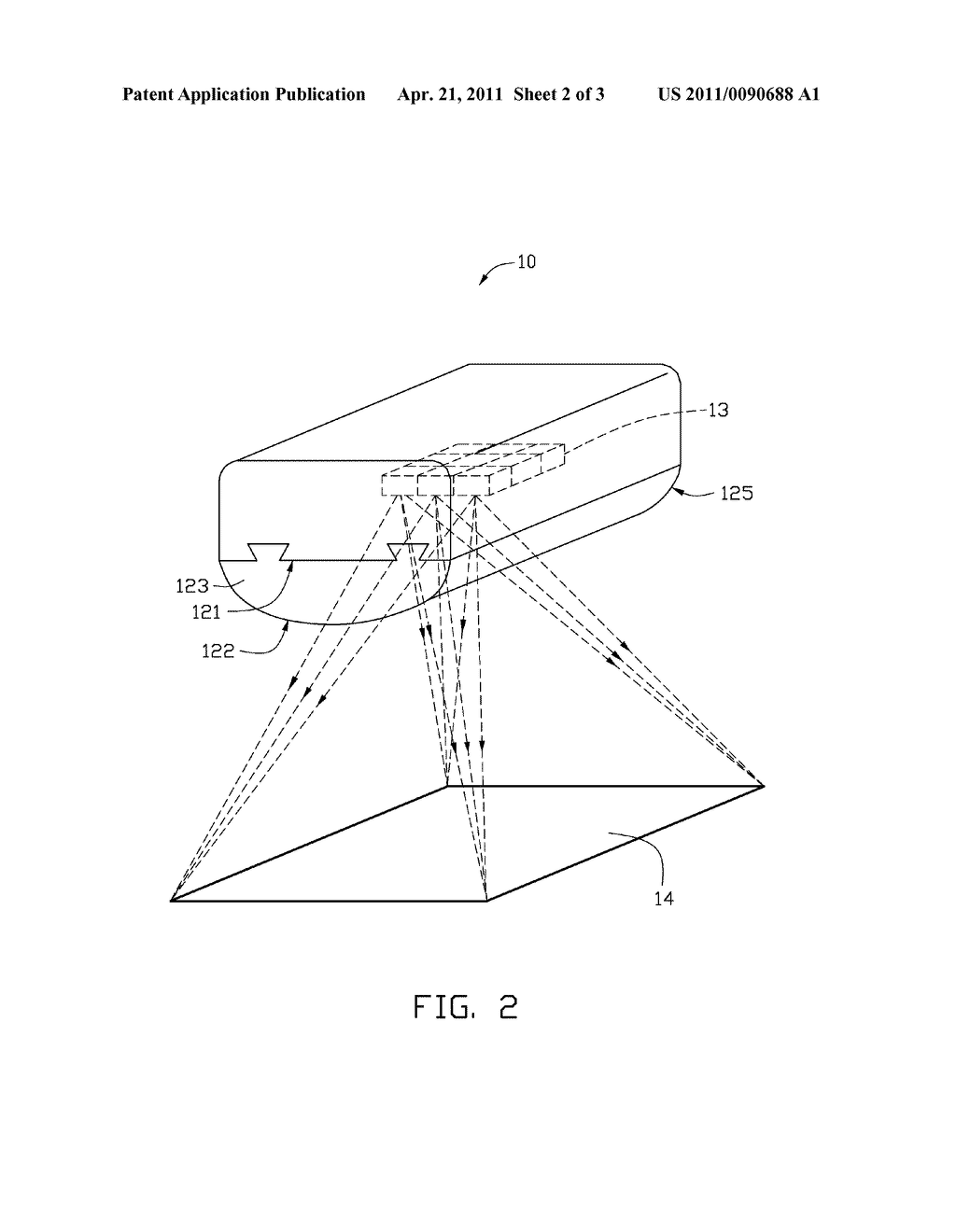 ILLUMINATION DEVICE WITH OVERLAPPING ILLUMINATION AREA - diagram, schematic, and image 03