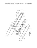 ILLUMINATING DEVICE OF AN AUTOMOBILE S TAILGATE HANDLE diagram and image