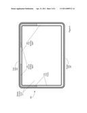 PORTABLE COMPUTER DISPLAY HOUSING diagram and image