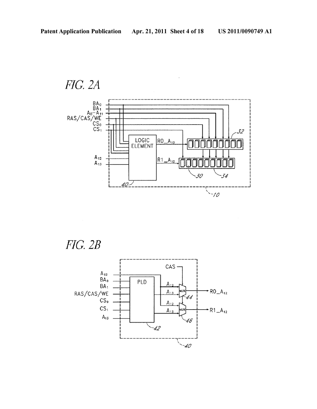 CIRCUIT FOR PROVIDING CHIP-SELECT SIGNALS TO A PLURALITY OF RANKS OF A DDR MEMORY MODULE - diagram, schematic, and image 05