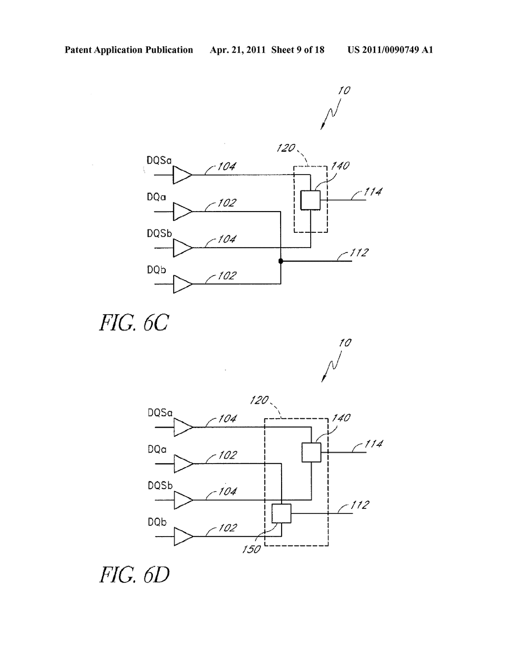 CIRCUIT FOR PROVIDING CHIP-SELECT SIGNALS TO A PLURALITY OF RANKS OF A DDR MEMORY MODULE - diagram, schematic, and image 10