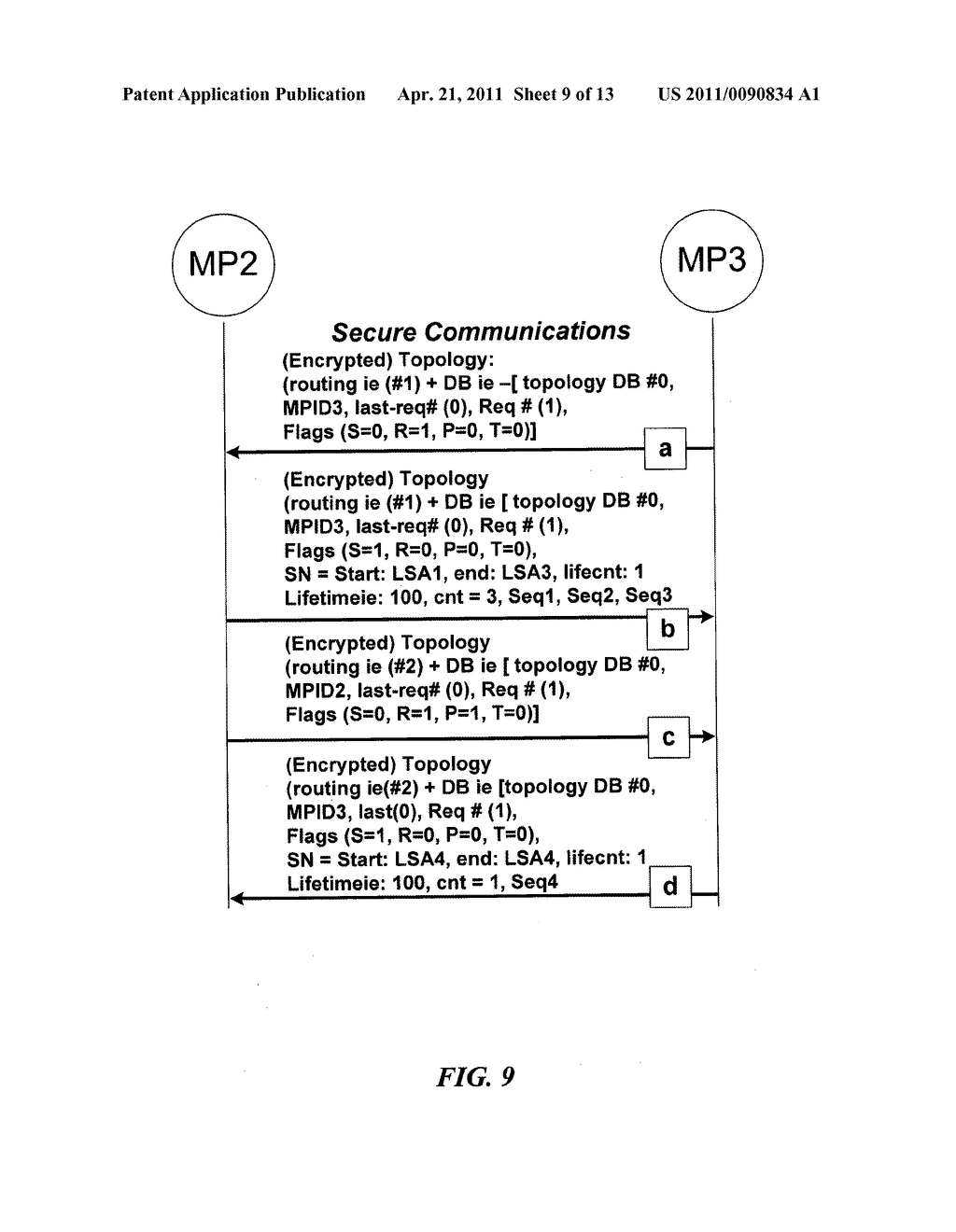 Wireless mesh routing protocol utilizing hybrid link state algorithms - diagram, schematic, and image 10