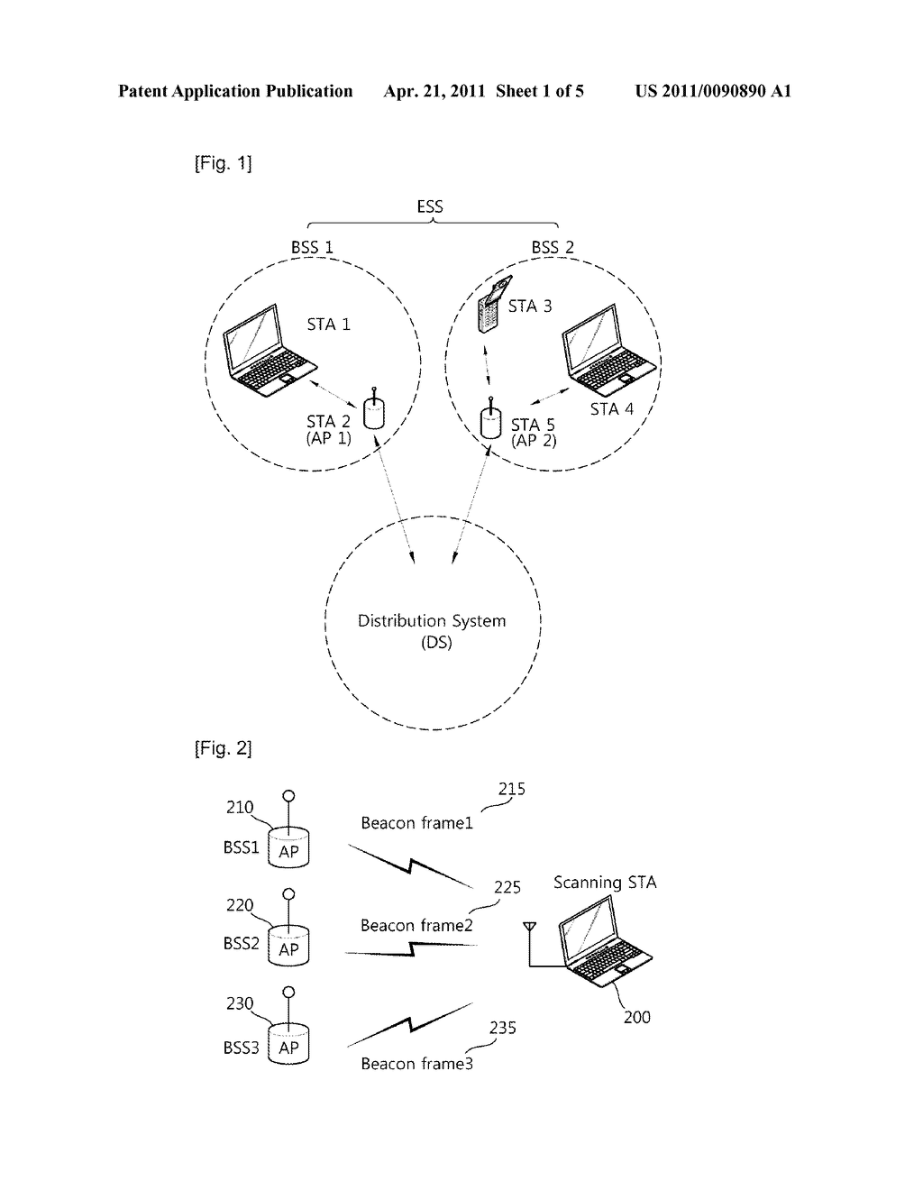 METHOD OF CHANNEL SCANNING IN WIRELESS LOCAL AREA NETWORK SYSTEM - diagram, schematic, and image 02