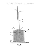 SUPPORTING ELEMENT FOR AN OFFSHORE WIND TURBINE, PRODUCTION METHOD THEREOF AND METHOD FOR INSTALLING SAME diagram and image