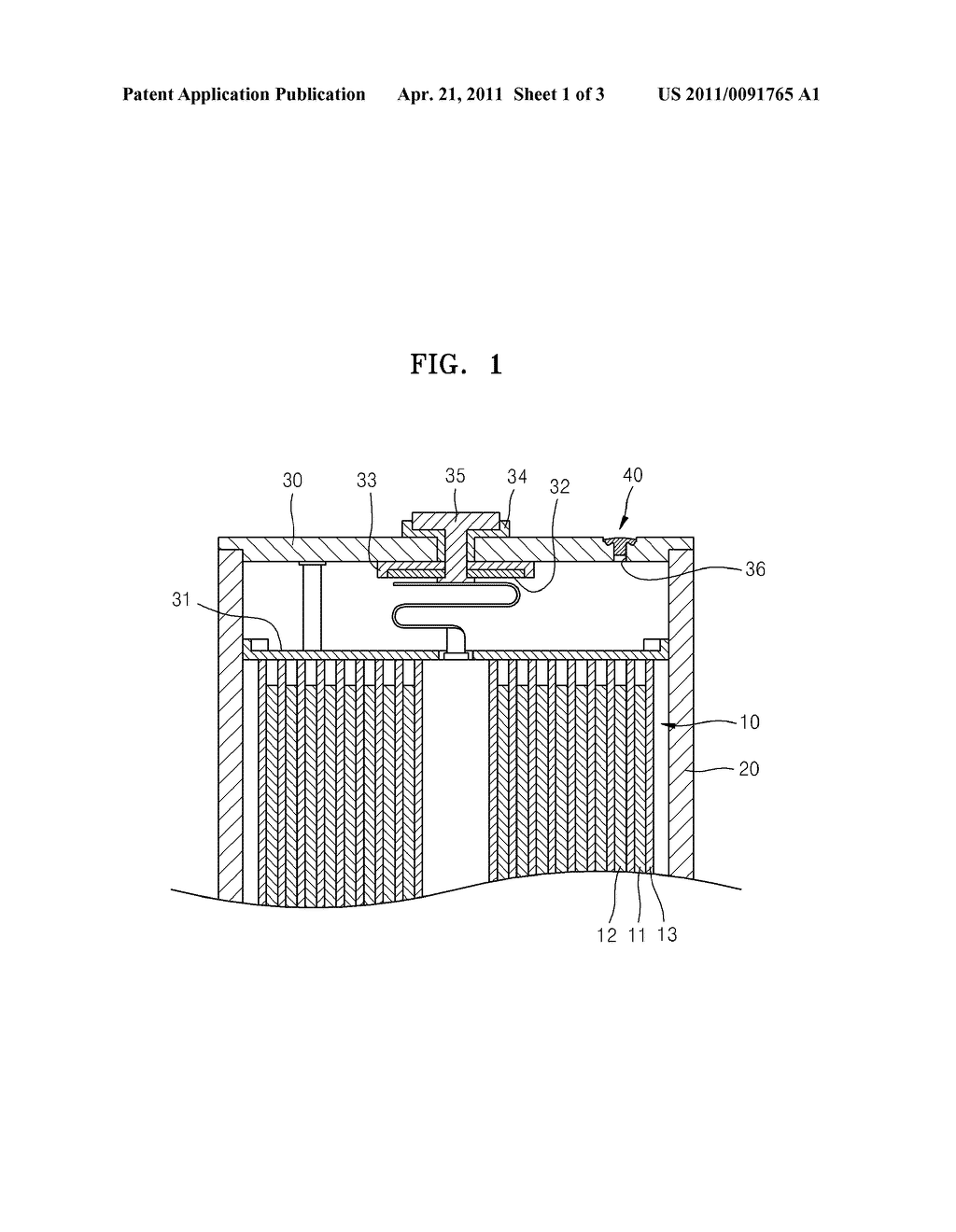 SECONDARY BATTERY INCLUDING SEALING STRUCTURE FOR ELECTROLYTE INJECTION HOLE AND METHOD OF MANUFACTURING THE SECONDARY BATTERY - diagram, schematic, and image 02