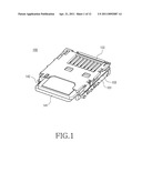 MEMORY CARD MOUNTING DEVICE FOR PORTABLE TERMINAL diagram and image