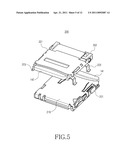 MEMORY CARD MOUNTING DEVICE FOR PORTABLE TERMINAL diagram and image