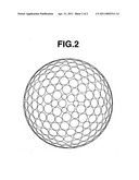 MULTI-PIECE SOLID GOLF BALL diagram and image