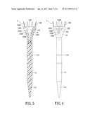GOLF TEE WITH A CONNECTING WIRE AND MANUFACTURING METHOD THEREOF diagram and image