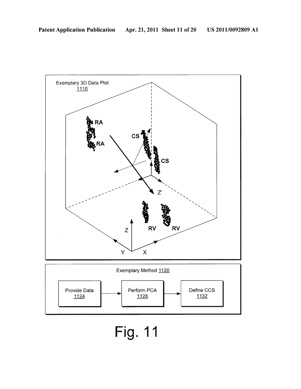 CARDIAC COORDINATE SYSTEM FOR MOTION ANALYSIS - diagram, schematic, and image 12