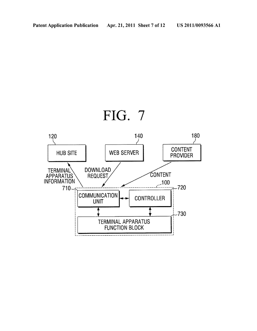METHOD FOR PROVIDING CONTENT DOWNLOAD SERVICE AND TERMINAL APPARATUS APPLYING THE SAME - diagram, schematic, and image 08