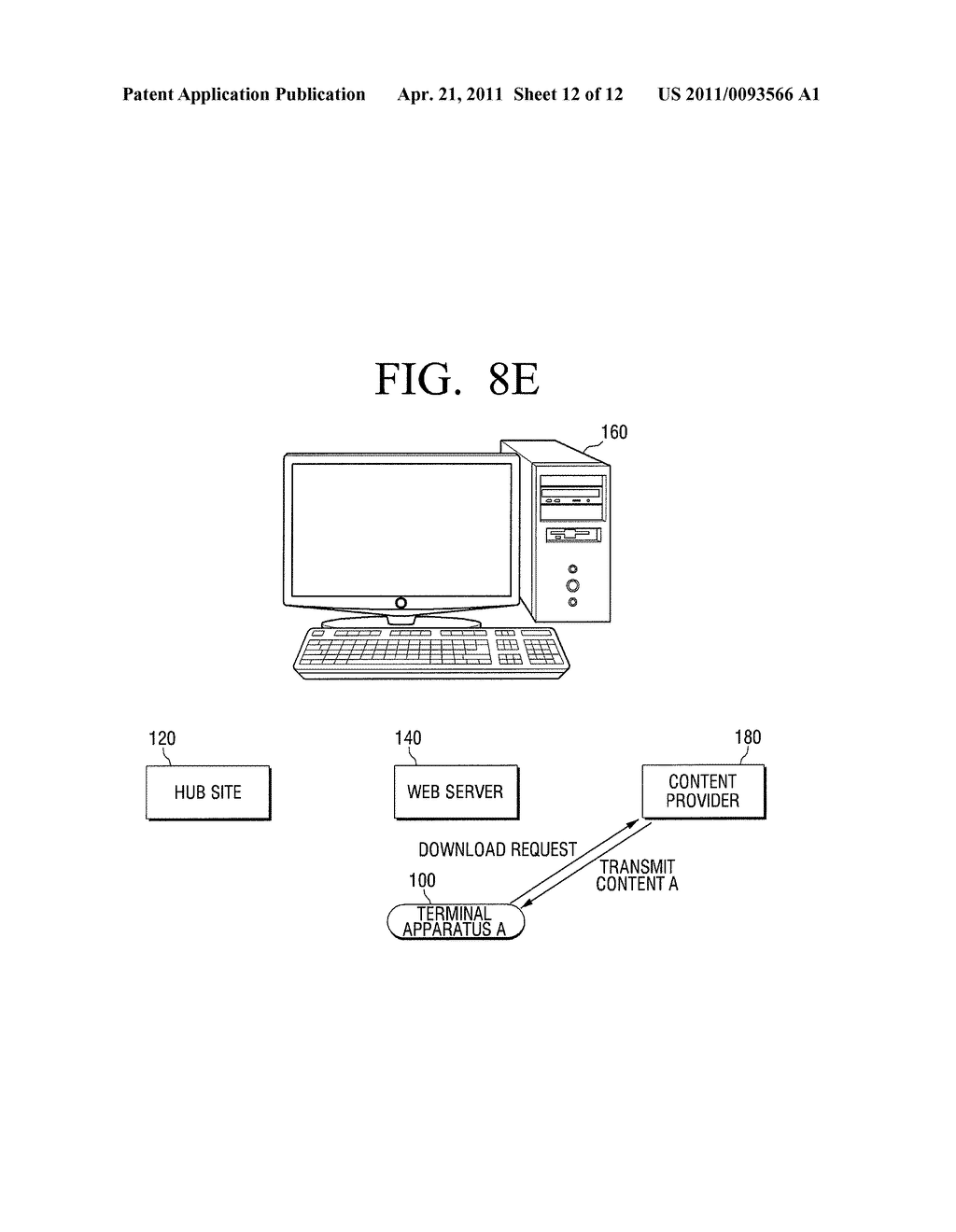 METHOD FOR PROVIDING CONTENT DOWNLOAD SERVICE AND TERMINAL APPARATUS APPLYING THE SAME - diagram, schematic, and image 13