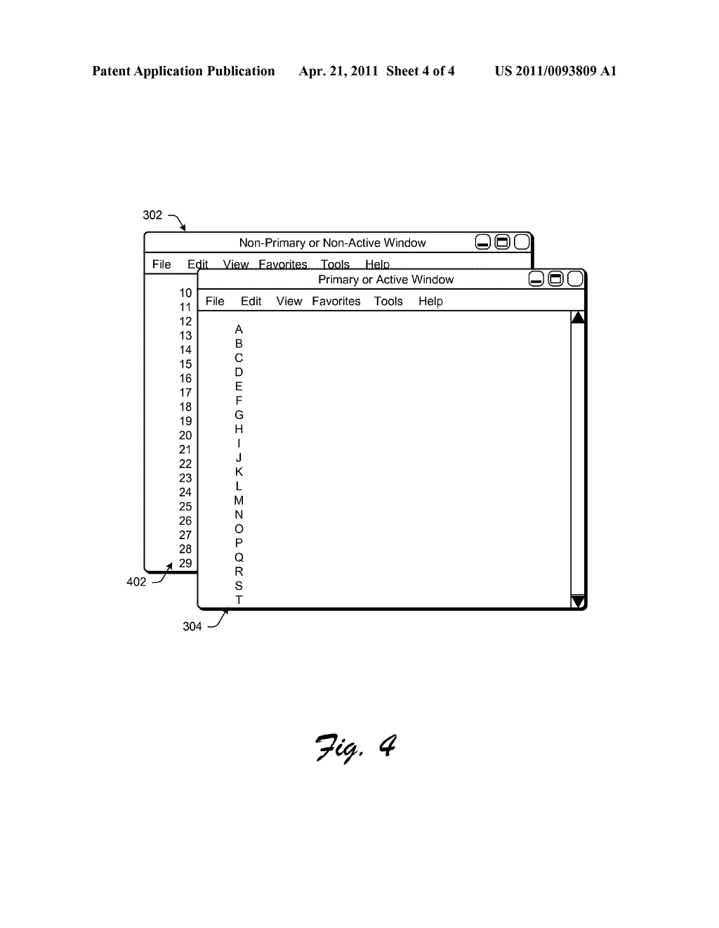 INPUT TO NON-ACTIVE OR NON-PRIMARY WINDOW - diagram, schematic, and image 05