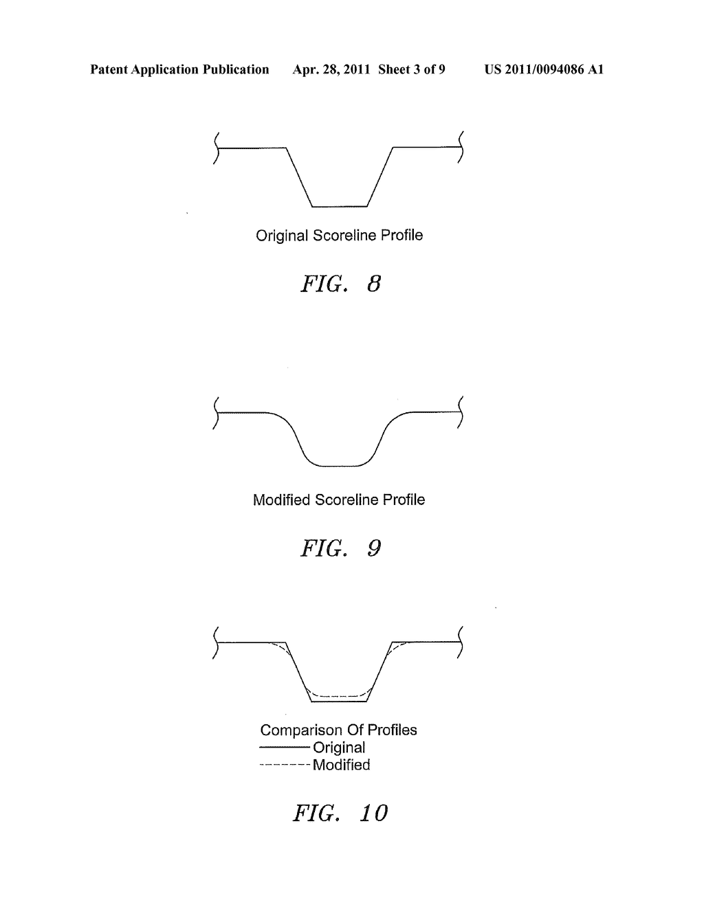 Method Of Manufacture To Control Scoreline Profile - diagram, schematic, and image 04