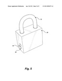 Padlock for Adjusting to a Length of a Lock Cylinder diagram and image