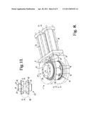 Ball and piston rotary actuator mechanism diagram and image