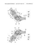 Pivot head ratchet wrench diagram and image