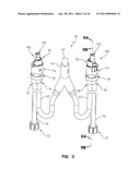 VALVE ASSEMBLY FOR A TWO HANDLE FAUCET diagram and image