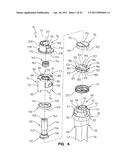 VALVE ASSEMBLY FOR A TWO HANDLE FAUCET diagram and image