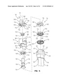 VALVE ASSEMBLY FOR A TWO HANDLE FAUCET diagram and image