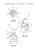 VALVE ASSEMBLY FOR A TWO HANDLE FAUCET diagram and image